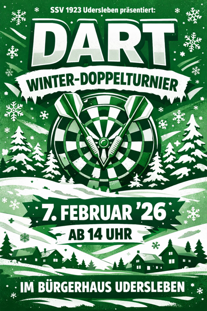 Plakat Dart Winterdoppelturnier 2026